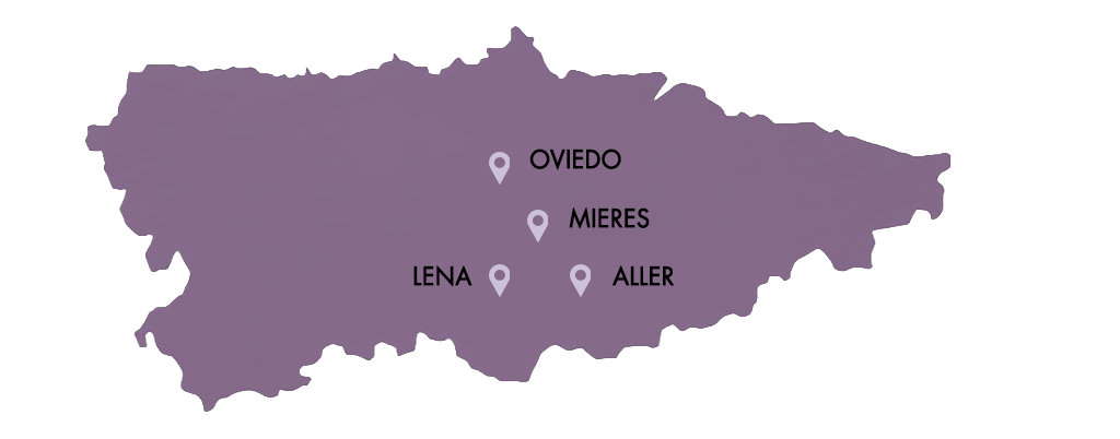 imagen mapa abogadas y administradoras de fincas en Mieres